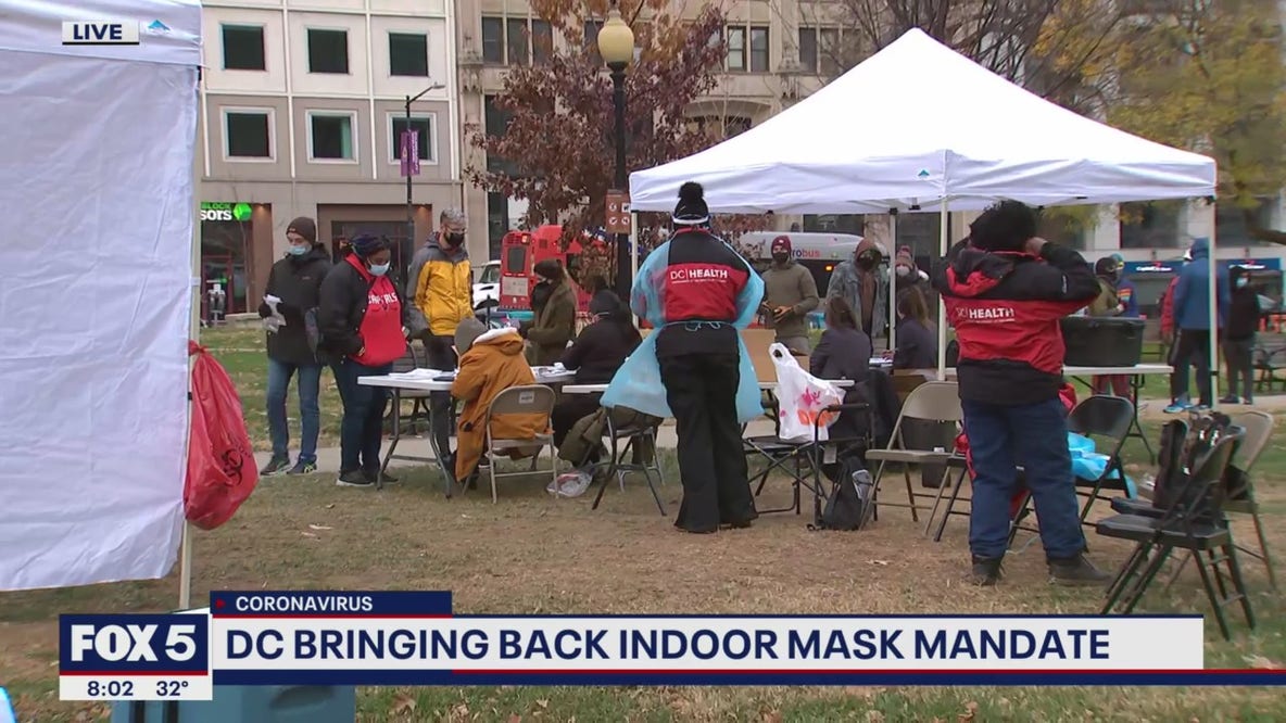 DC reinstates indoor mask mandate, declares State of Emergency as COVID-19 omicron variant surges